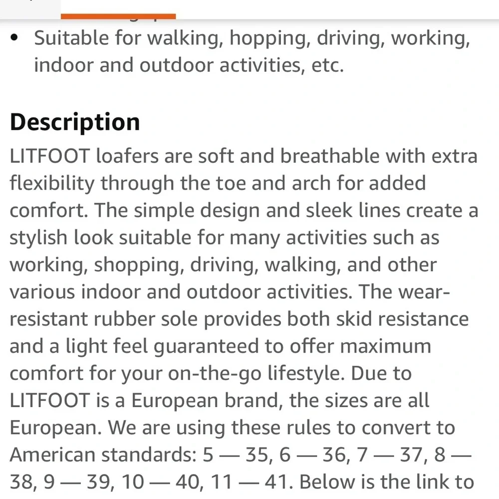 Litfoot slip on shoes size 40 NWOT - Picture 12 of 13